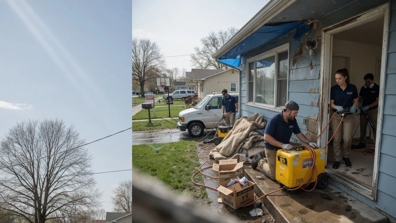 Basement Flood Cleanup in Saxonburg, PA near me